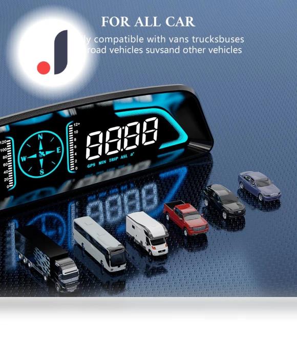 GPS HUD Car Speedometer — Navigation & GPS Accessories, WYOBD