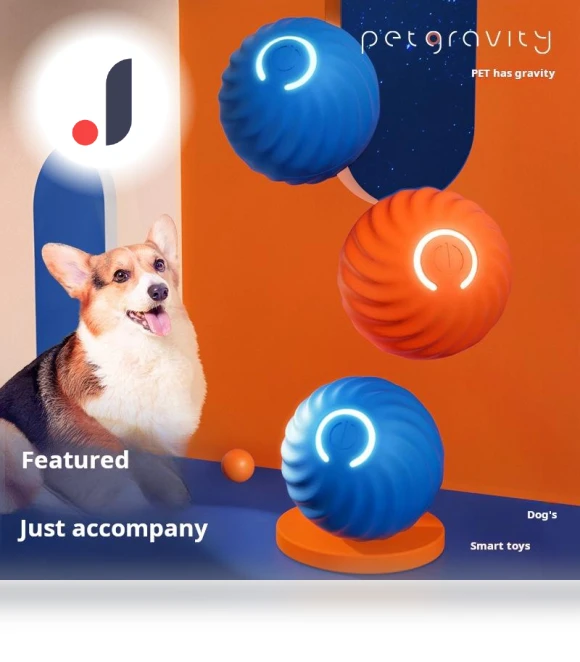 Jumping Ball Smart Pet Companion — Interactive Animal Companions, Simplicity