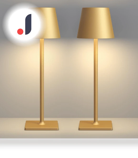 Retro USB Rechargeable Touch Bedside Lamp — Desk & Table Lighting, Binchi Lighting Appliances