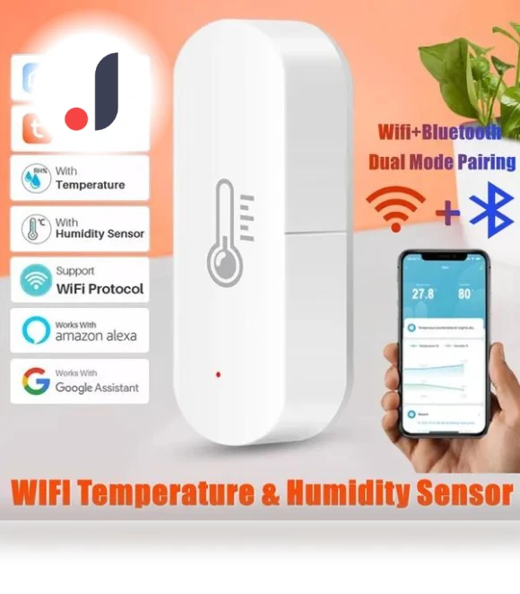 Smart Humidity and Temperature Sensor — Home Climate Control, Comfort Homeware
