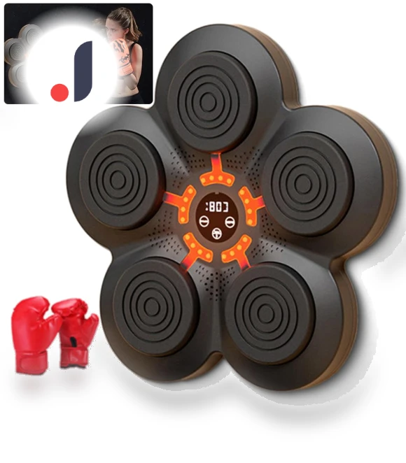 Smart Musical Boxing Machine with LED Lighting — Boxing Training Gear, Binchi Keji Travel