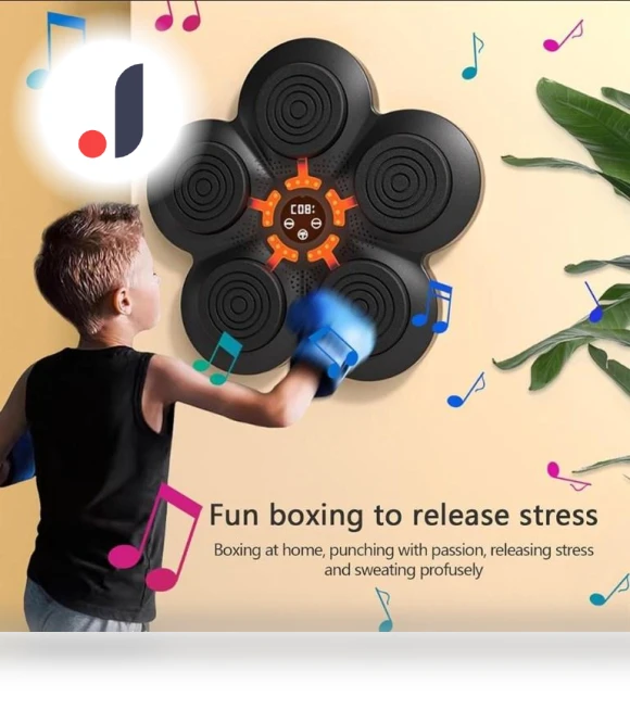 Smart Musical Boxing Trainer 'Petal' + Boxing Gloves — Boxing Training Gear, Thanos tool
