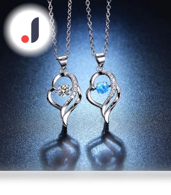 Smart Necklace with Beating Heart Design — Smart Jewelry, Lucky Star Jewelry