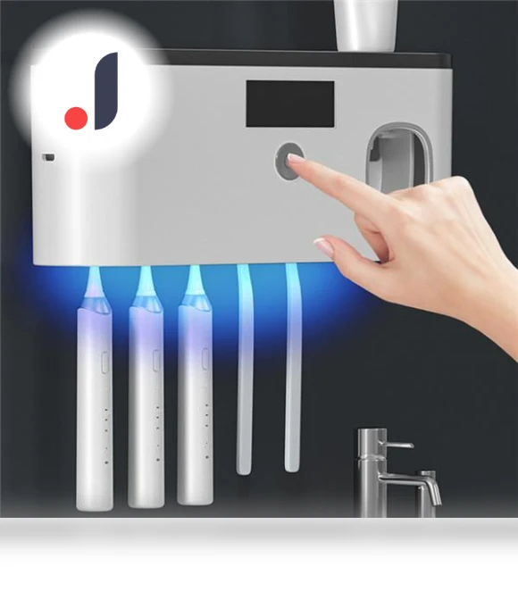 Smart Toothbrush Holder with UV Disinfection — Toothbrush Holders, Dongfang HOME C