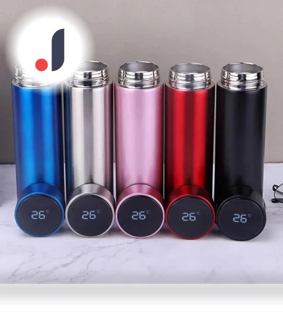 Smart Water Bottle with Temperature Display — Travel Drinkware, Super Dream Home