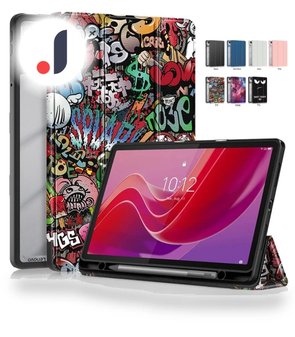 Trifold Paint Leather Acrylic Hard Back Smart Cover — Protective Cases, JHHC