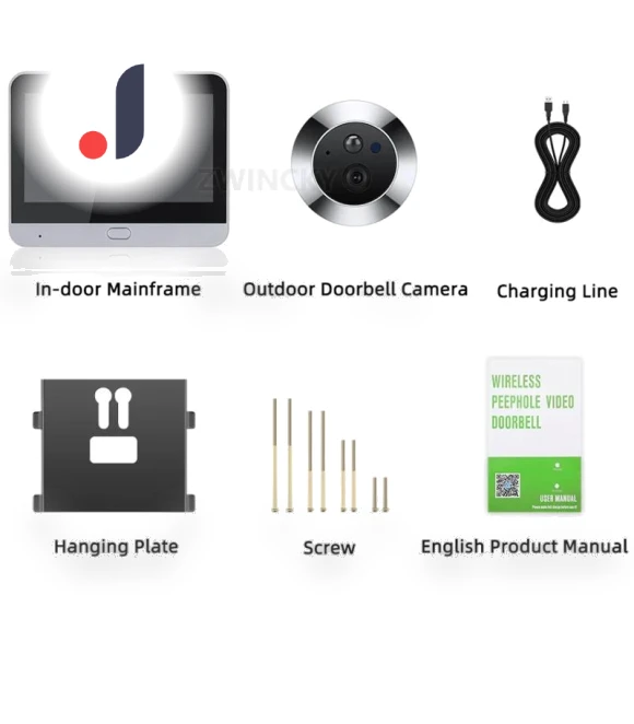 Wireless Video Door Peephole Camera — Smart Home Security, World Auto Parts