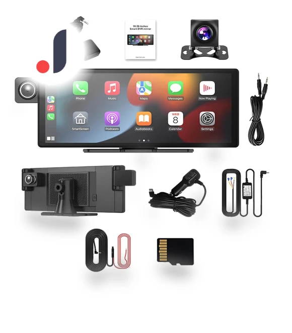 10.26-inch Wireless Carplay HD Rearview Camera Car DVR — Navigation & GPS Accessories, 888 Auto Parts Town