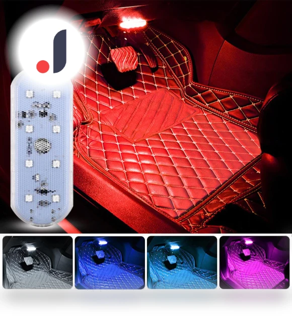8-LED Car Mood Interior Light — Light Kit, Lntelligent Living Hall