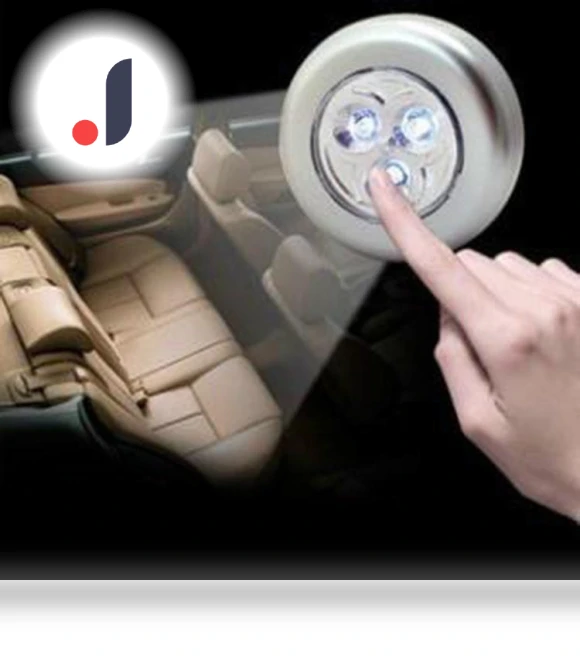 Emergency LED Light with Three Heads — Flashlights, MENGN Top