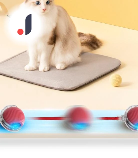 Interactive Cat Toy with Rolling Ball — Cat Playthings, Pet park