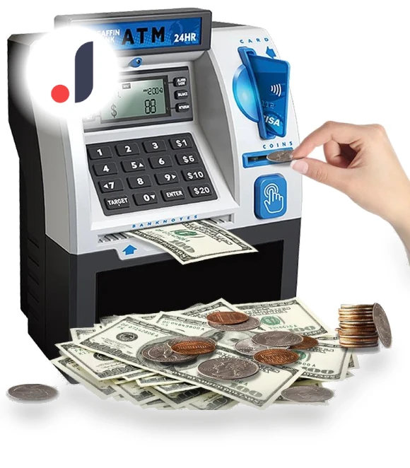 Kids ATM Toy — Savings & Piggy Banks, Simple and warm