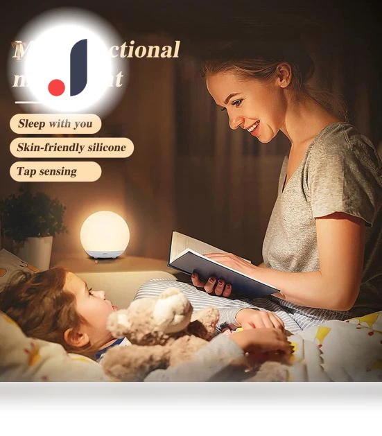 Rechargeable Night Light with Touch Control — Lamps & Shades, Talos home Garden