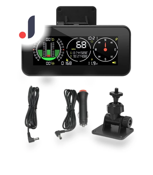 Smart SUV Inclinometer Speedometer Compass — Car Compasses, Auto Accessories Home