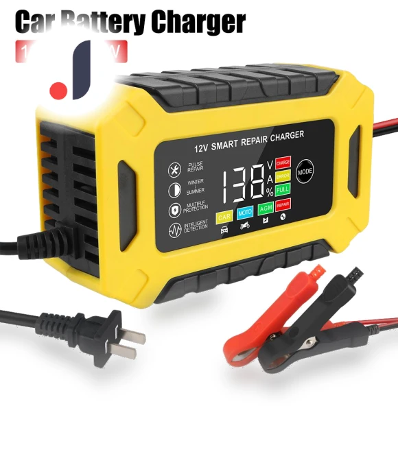 Universal Smart Truck Motorcycle Battery Charger — Chargers, AINYSZIN Automotive Parts