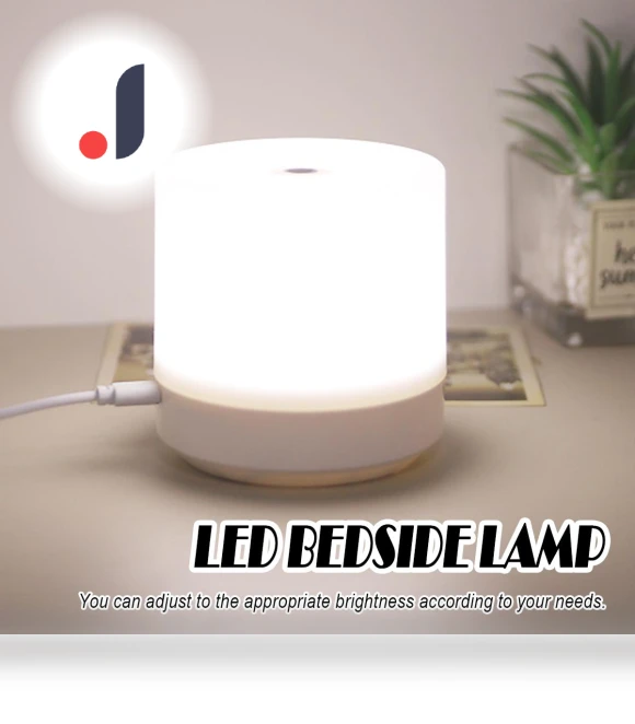 USB Rechargeable Table Lamp with 3 Dimming Modes — Desk & Table Lighting, Elbulbo