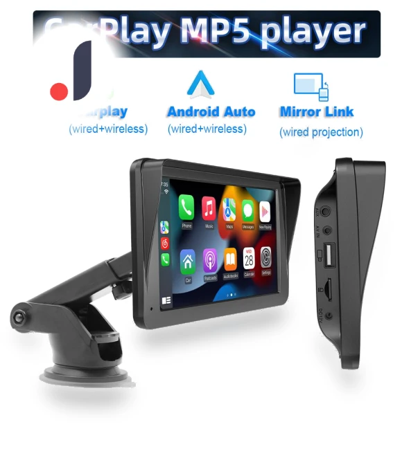 7-inch CarPlay Android Auto Car Radio Multimedia Video Player — Car Installation Essentials, RuJia Home Decor