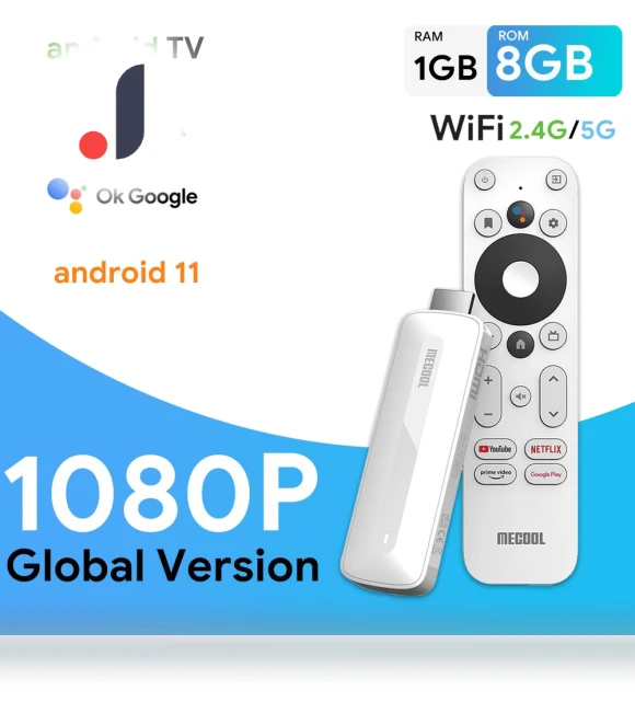 Android 11 Smart TV Stick — Streaming Devices, Mecool
