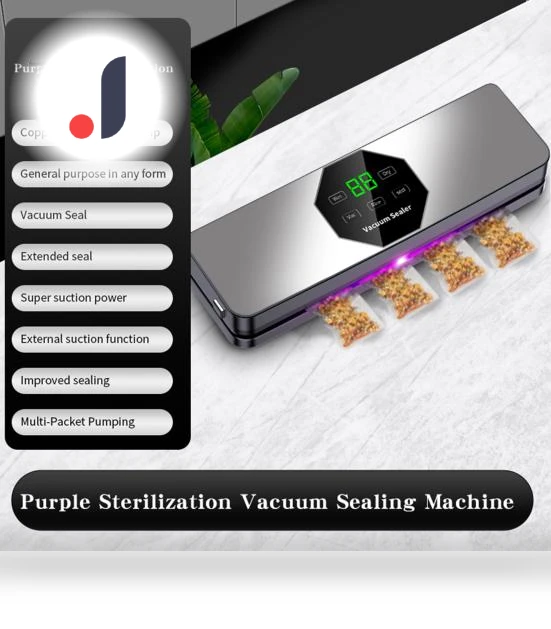 Automatic Vacuum Sealing Machine with UV Sterilization — Vacuum Bags, Phone Needs