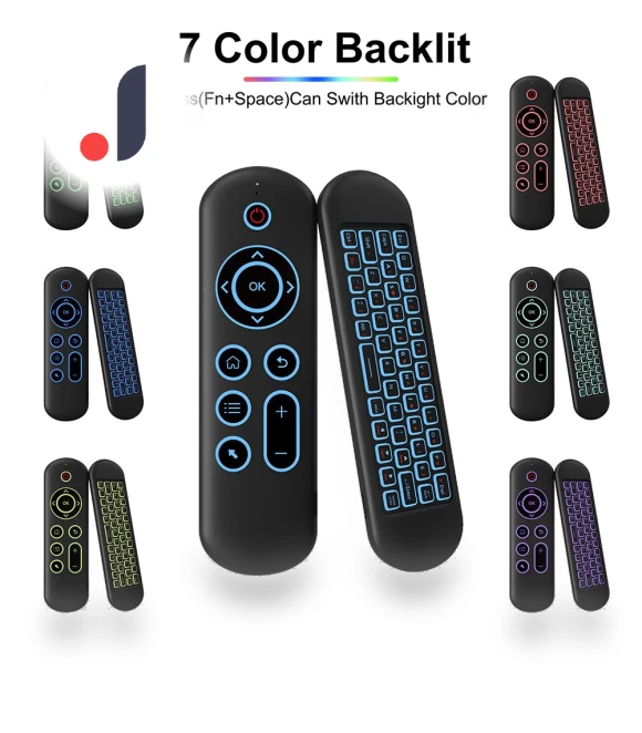 Bluetooth 5.2 Keyboard with 2.4G Wireless Air Mouse and Voice Remote Control — Keyboards, Home Furnishing Department Mall