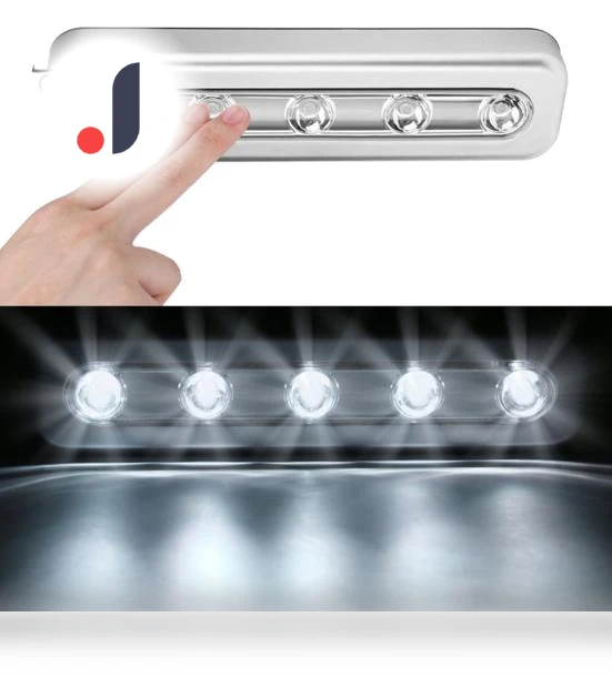 Long LED Light Fixture — Black Light, Home Kits