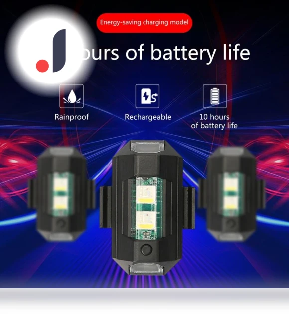 Rechargeable Mini Flashing Lights — Vehicle Safety Signals, A Surname Home
