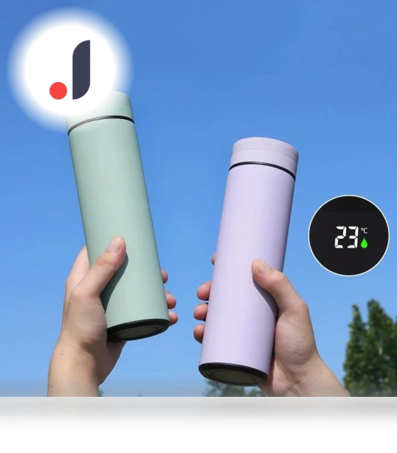 Smart Digital Water Bottle — Travel Drinkware, GYROBALL