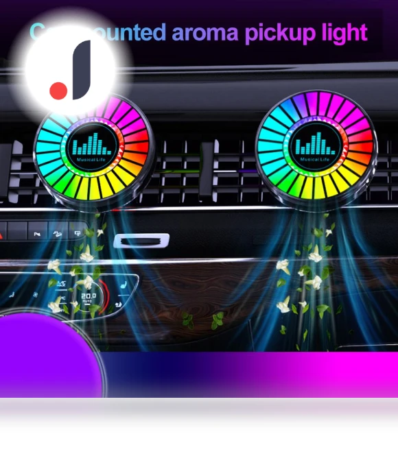 Smart RGB LED Car Ambient Lights with 3D Sound Control — Light Kit, Auto Home Solutions
