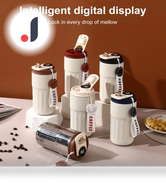 Smart Temperature Display Coffee Mug — Beverage Warmers, International Chic