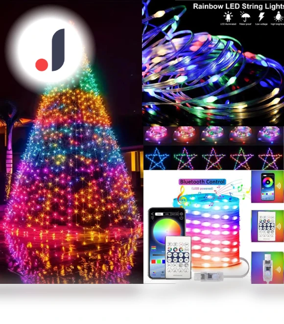 Smart USB Bluetooth App Control LED String Lights — String Lights, LanZhong LED