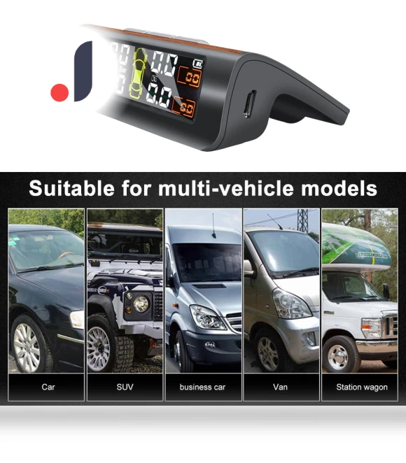Solar Power TPMS Tire Pressure Alarm Monitor — TPMS Sensor Replacements, IKEA Supermarket