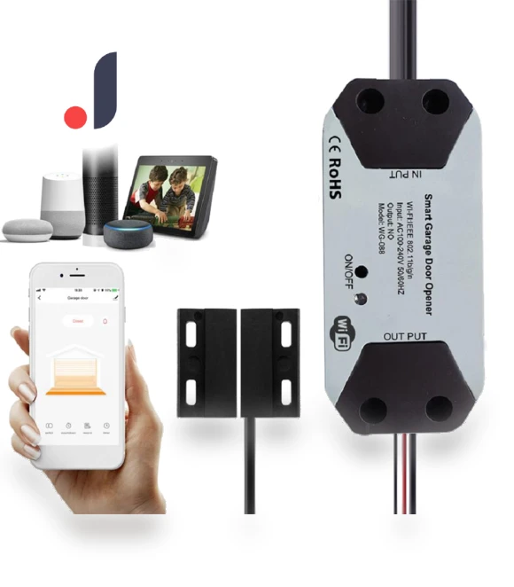 WiFi Switch for Smart Garage Door Opener — Smart Home Hubs & Controllers, A Surname Home