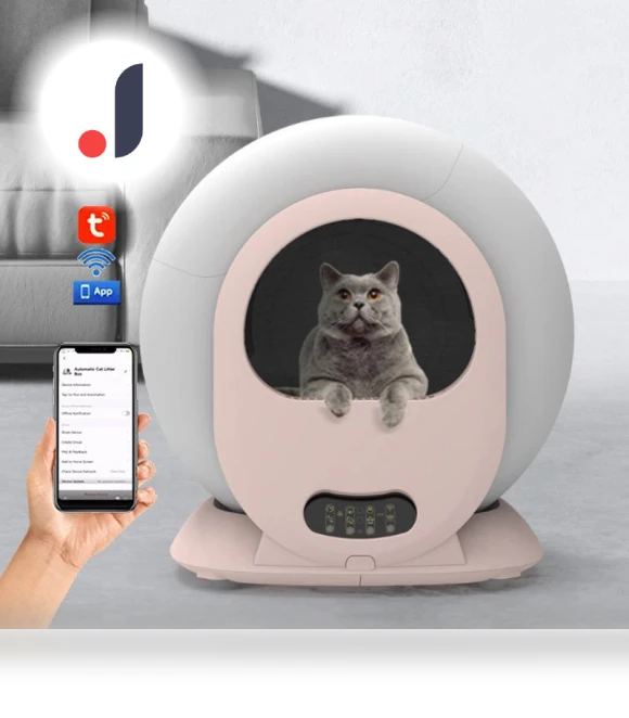 Automatic Smart Cat Litter Box — Litter Boxes, Rainbow Rain