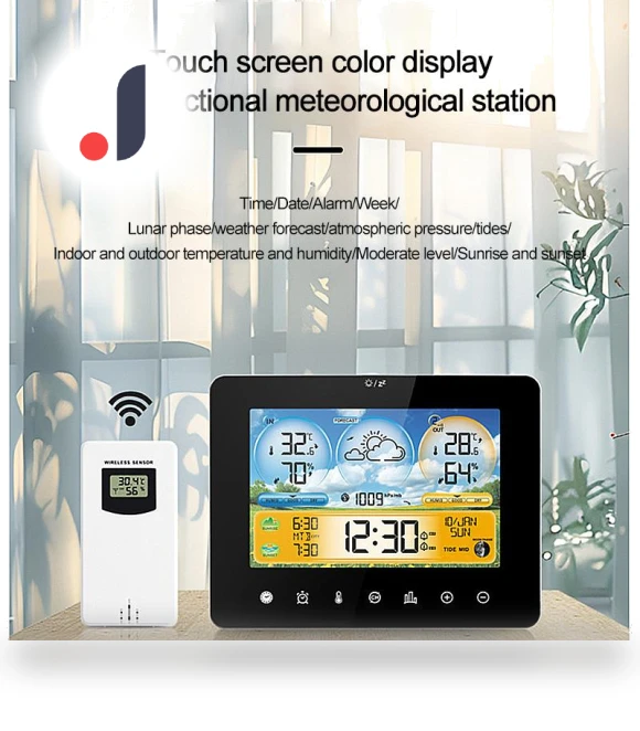 Color Touch Screen Digital Weather Station — Barometers, Home Of Auto Parts