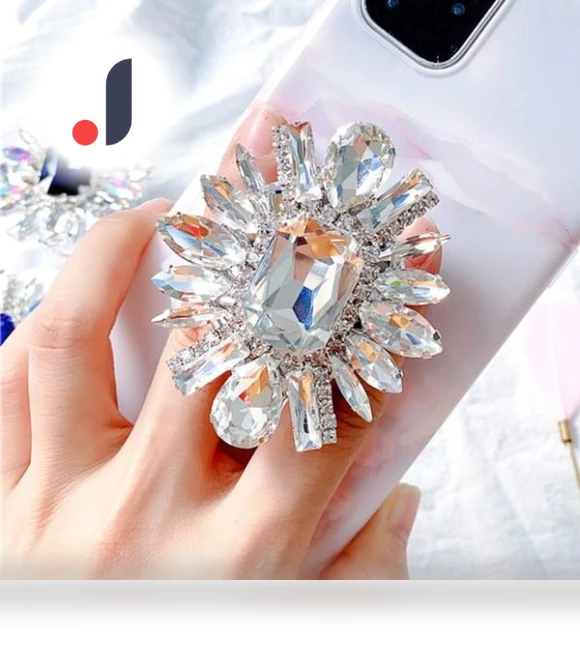 Crystal Smart GripTok — Phone Accessories, Board M Factory