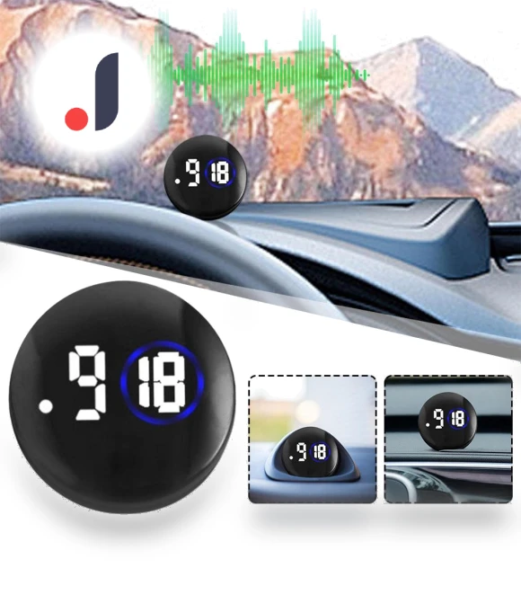 Digital Car Dashboard Clock with Touch Screen — Clock, JOHO - CarGear