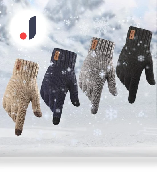 Men's Winter Knitted Touchscreen Gloves — Gloves & Mittens, Zoeneed