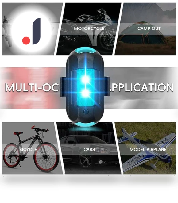 Motorcycle Drone Strobe Light — Vehicle Safety Signals, JOHO - CarGear