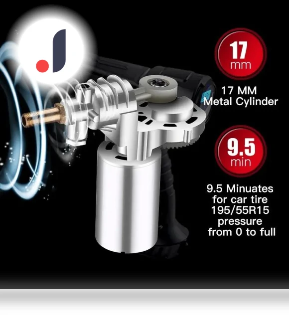 Portable Smart Car Tire Pump — Tire Inflation Solutions, A Auto Parts Mall