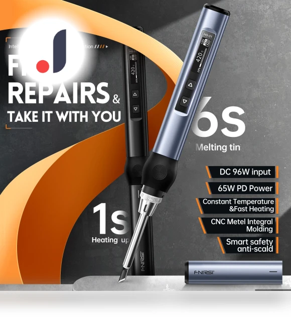 Smart Electric Soldering Iron — Stations, FNIRSI