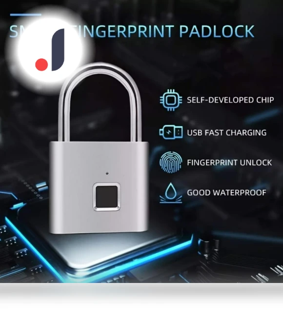 Smart Fingerprint Padlock — Padlocks & Hasps, Explorer Outdoors