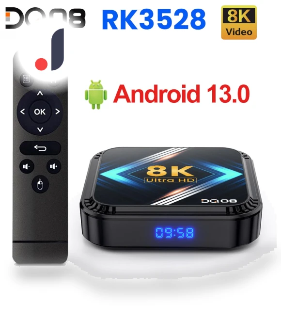 Smart TV Box Android 13 — Streaming Devices, Blackin