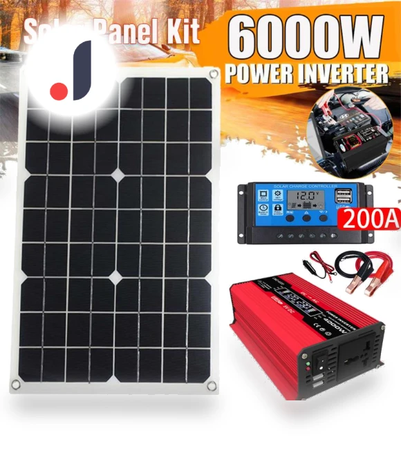Solar Power System Inverter with Smart LCD Display — Renewable Energy Converters, Optimized General