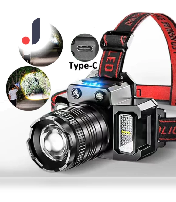 Super Bright LED Headlamp with USB Charging — Flashlights, YH FlashLight
