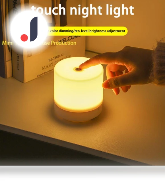 Touch Bedside Lamp — Night Lights, Cosy Homes