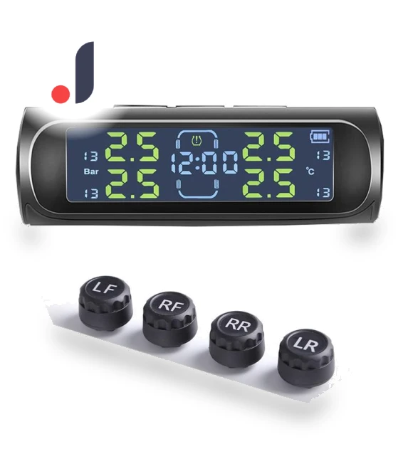 Universal Automatic Solar + USB TPMS Watch with LCD Display — TPMS Sensor Replacements, HOME-Auto-001
