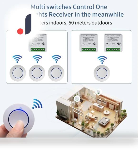 WiFi Light Switch — Smart Home Modules, Tuya
