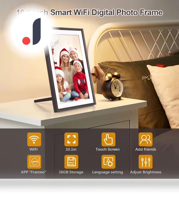 10.1-inch Digital Photo Frame with Wi-Fi — Digital Frames, Honor Electronics