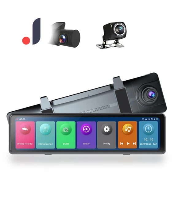 3-Camera Car DVR with 12-Inch Display — Rearview Video Systems, HOME-Auto-001