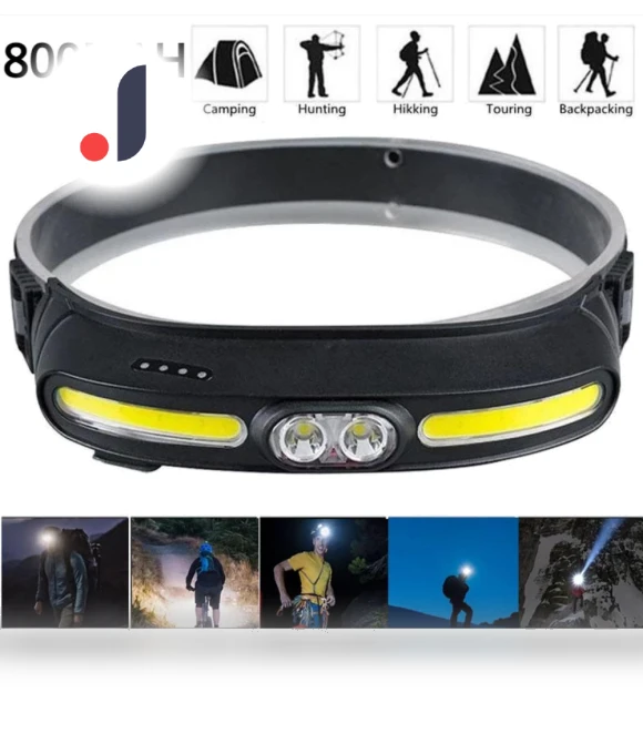 800 mAh COB LED Headlamp — Flashlights, LIUXING Fire Portable Lighting